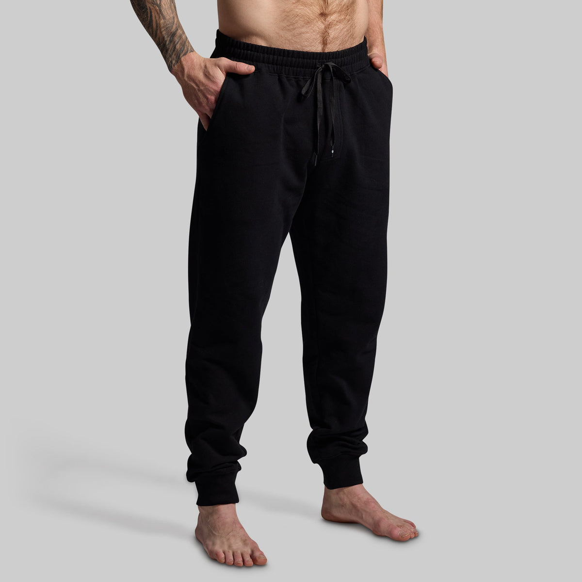 Men's Unmatched Jogger Set (Black)