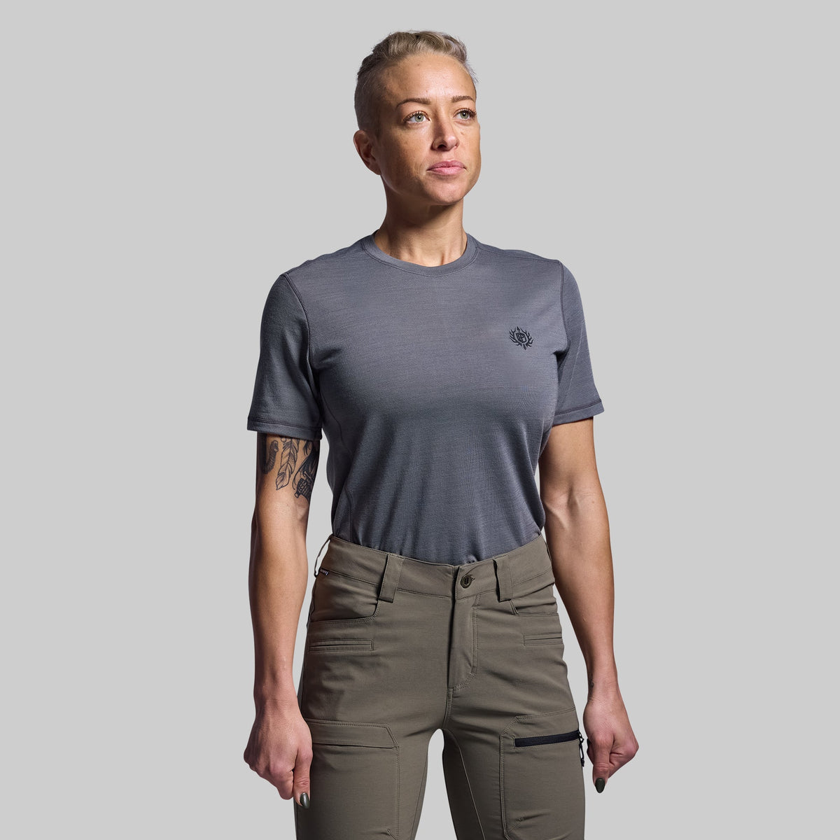 Ridgeline Tee 165 (Wolf Grey)