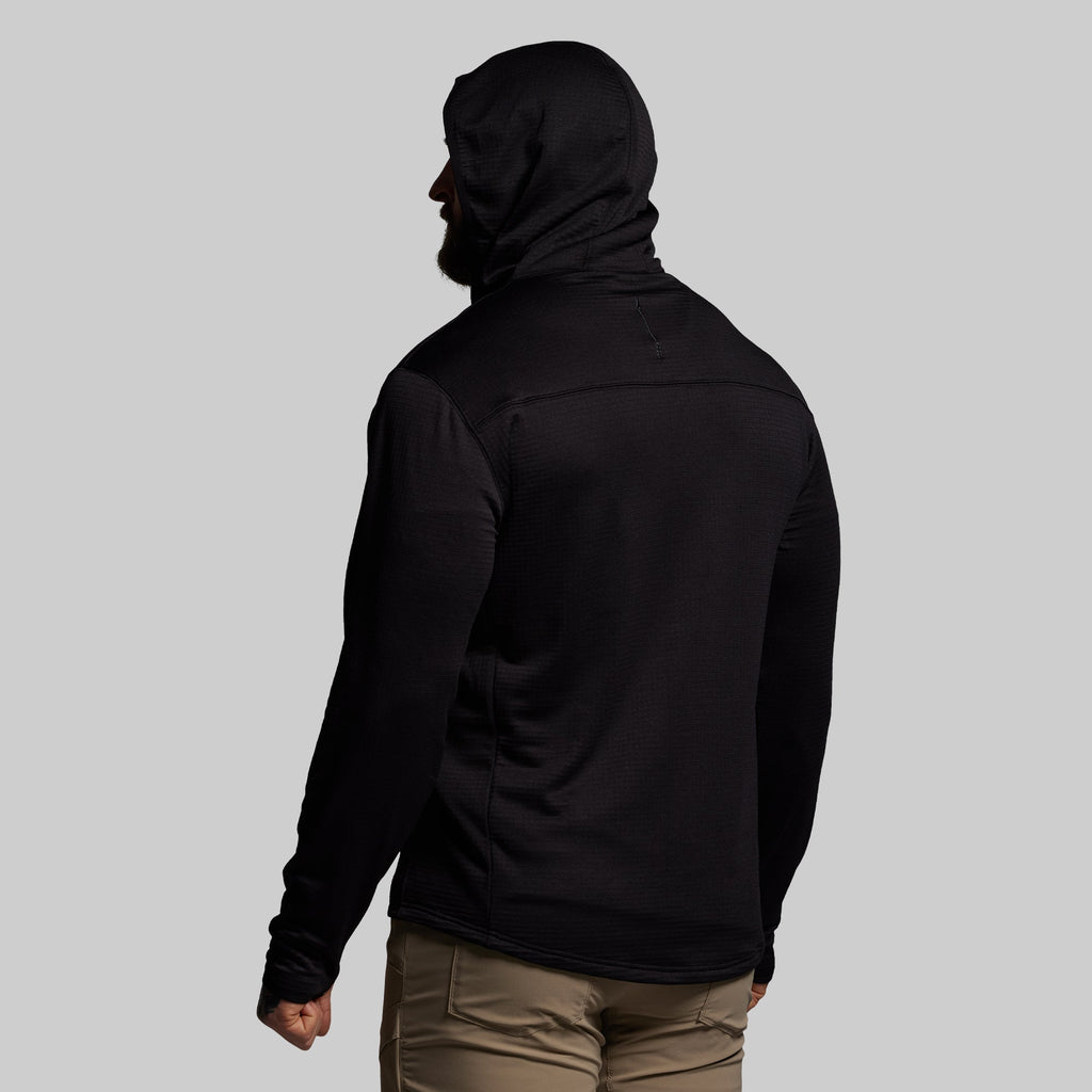 Quiver Half Zip Hoodie 2.0 (Black)