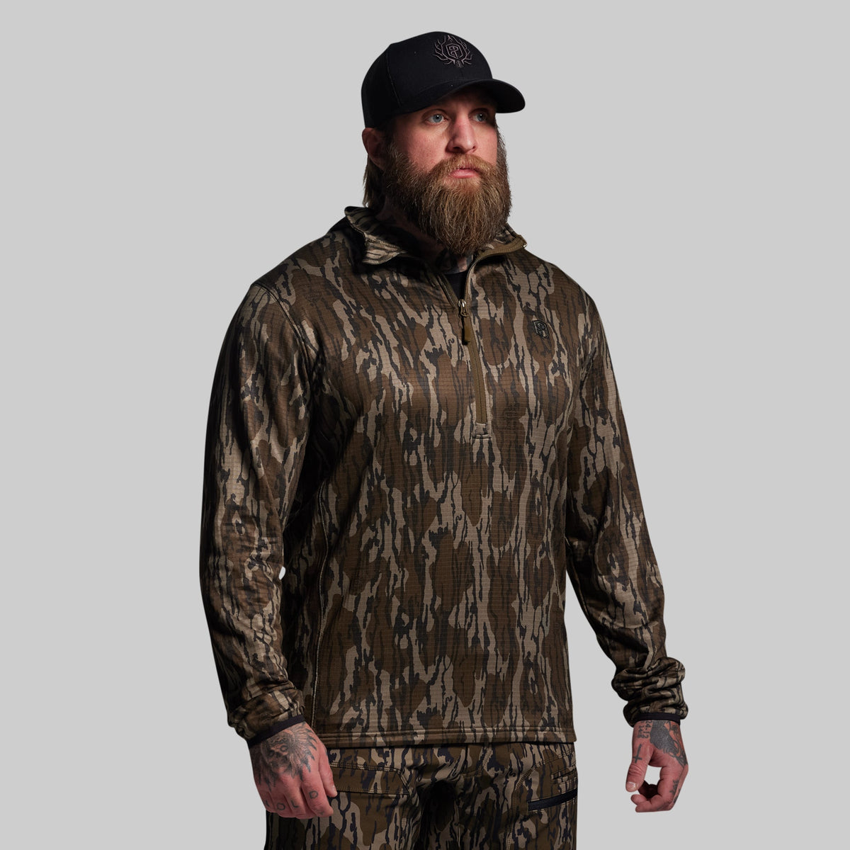 Quiver Half Zip Hoodie 2.0 (Mossy Oak® Original Bottomland®)