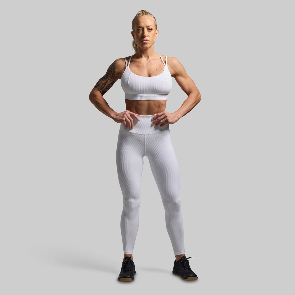 Lotus Sports Bra (White)
