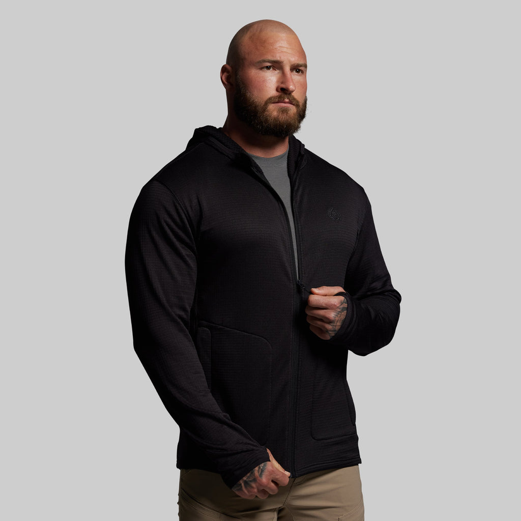 Quiver Full Zip Hoodie 2.0 (Black)