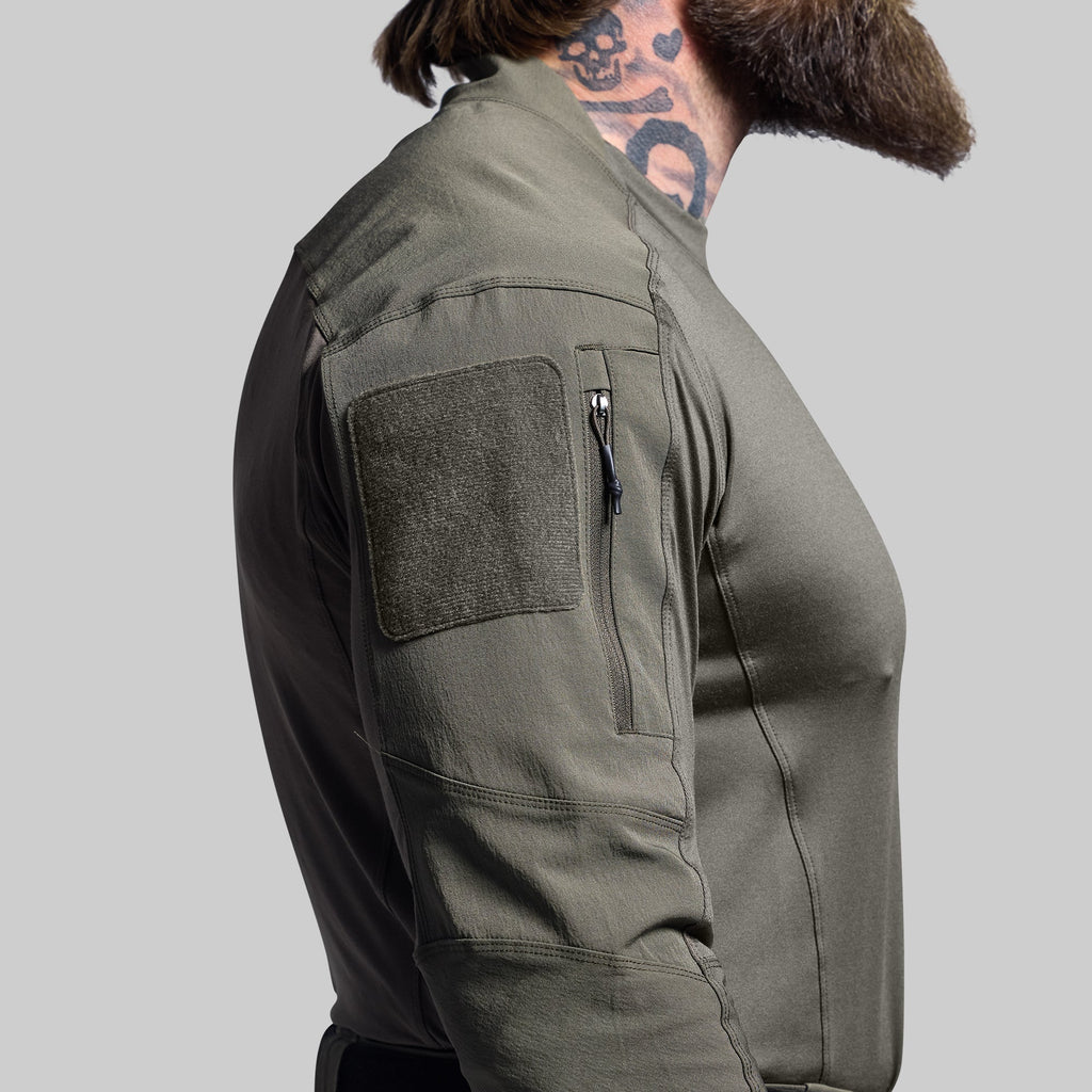 Long Sleeve Op Top (Ranger Green)