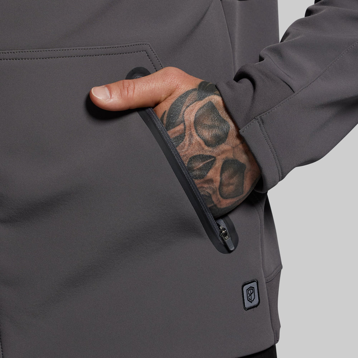 Training Full Zip Hoodie (Gunmetal)