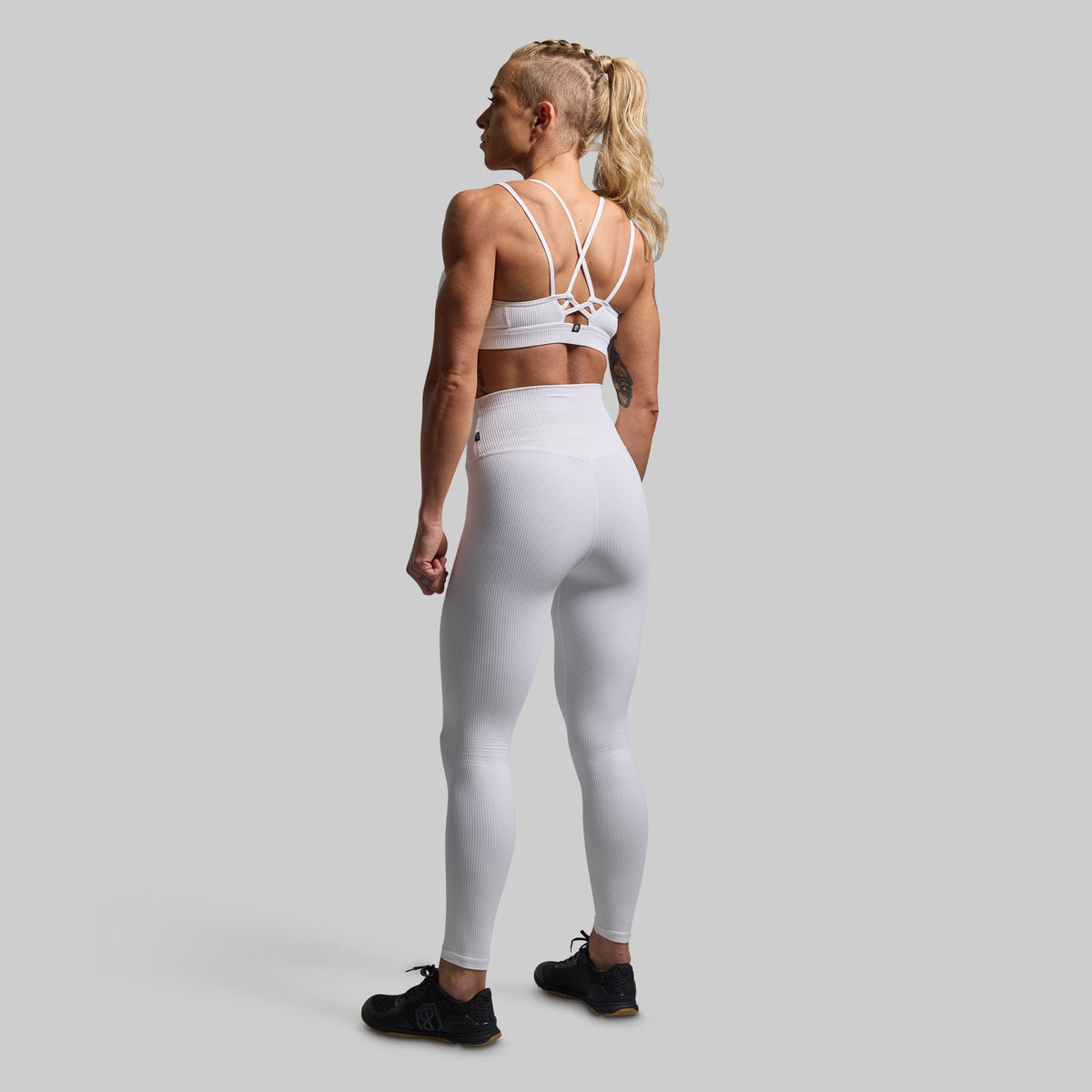 Lotus Sports Bra (White)