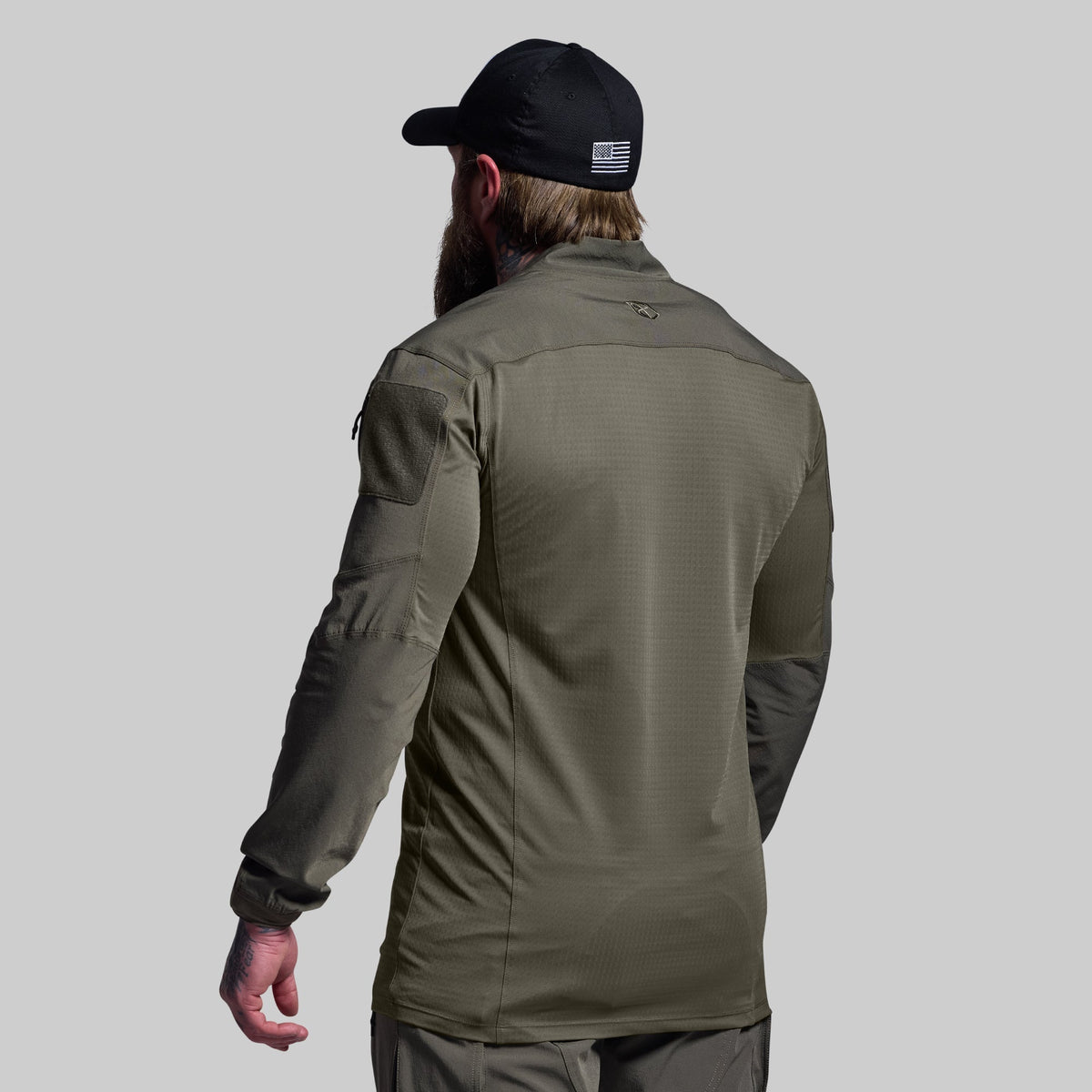 Long Sleeve Op Top (Ranger Green)