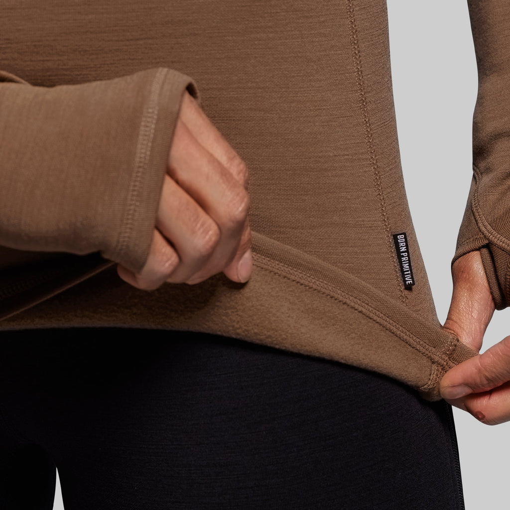 Women's Ridgeline Merino Thermal Top 240 (Coyote Brown)