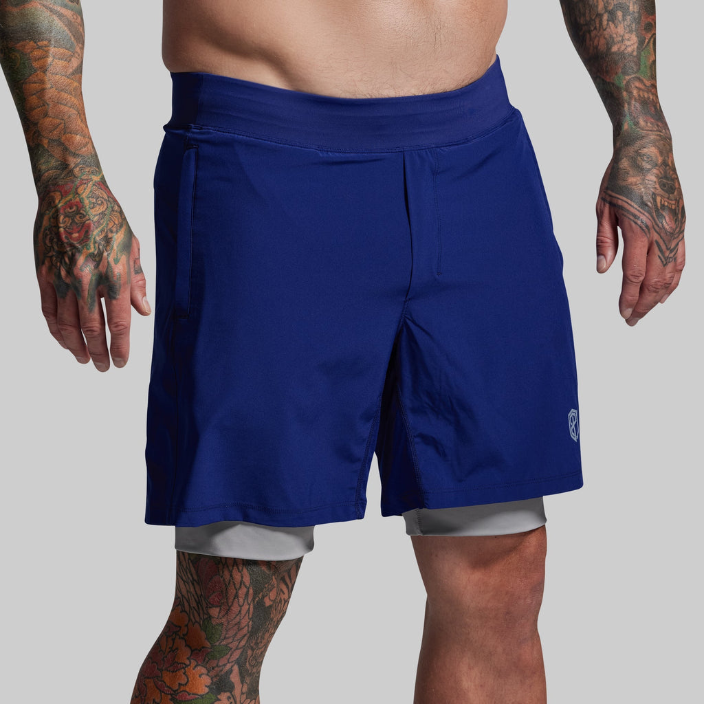 Versatile Short w/ Compression 7" (Cobalt)