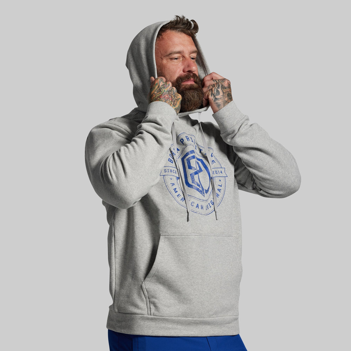American Original Men's Unmatched Hoodie (Heather Grey)