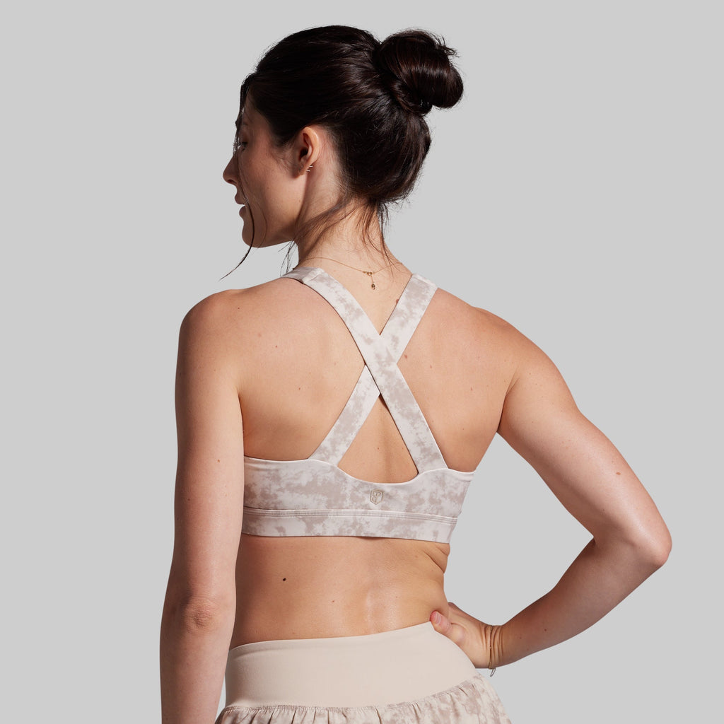 Your Essential Sports Bra (Marbled Limestone)
