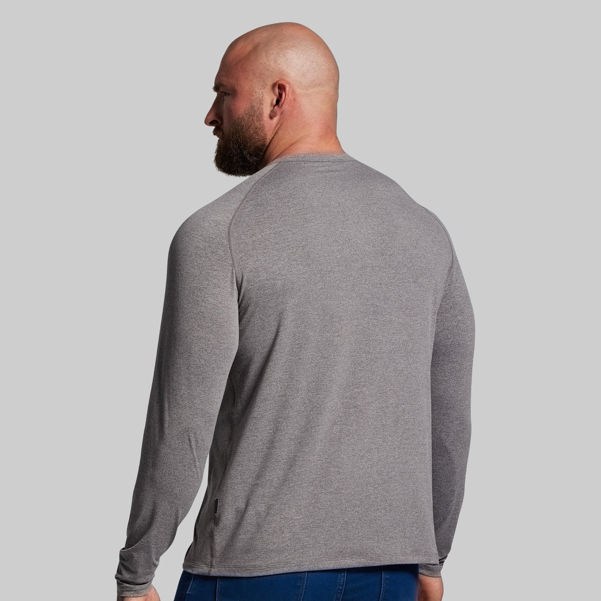 BP Premium Basic Henley (Heather Grey)