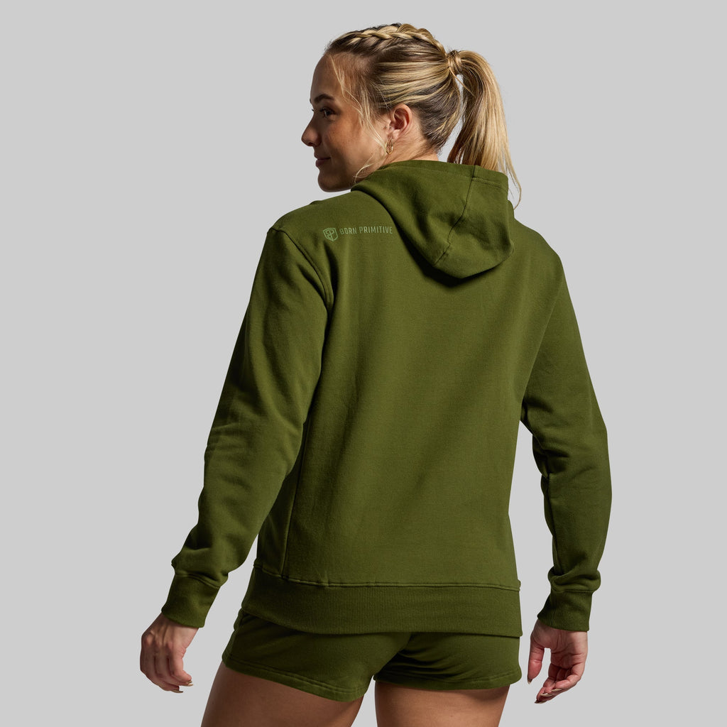 Women's Unmatched Hoodie (Military Green)