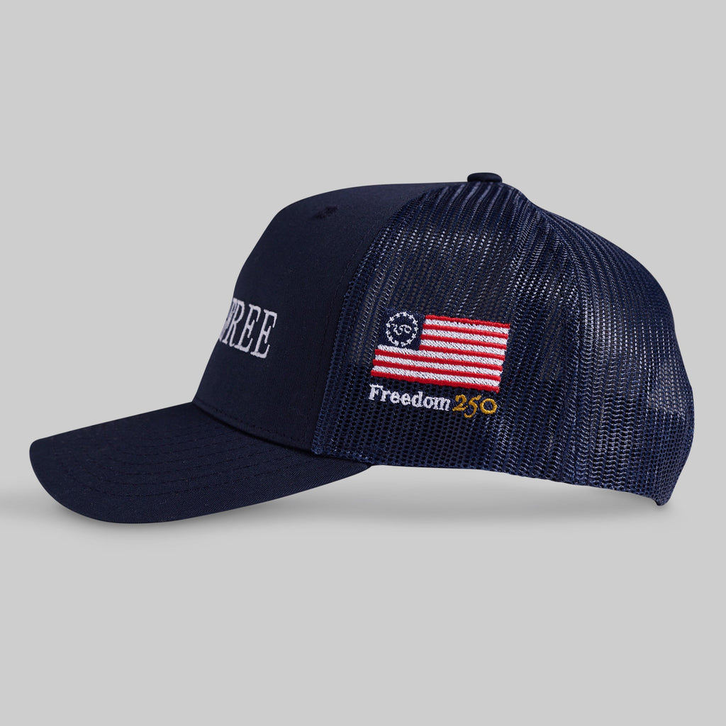 Land of the Free Trucker Hat (Navy)