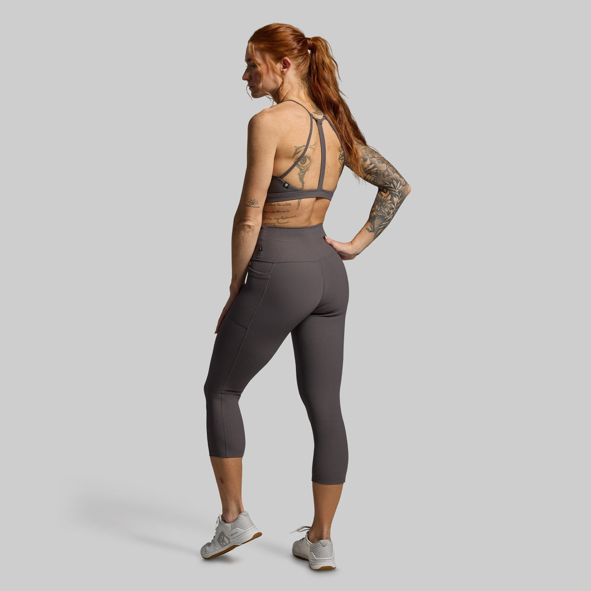 All or Nothing Capri w/ Pockets (Dark Grey)