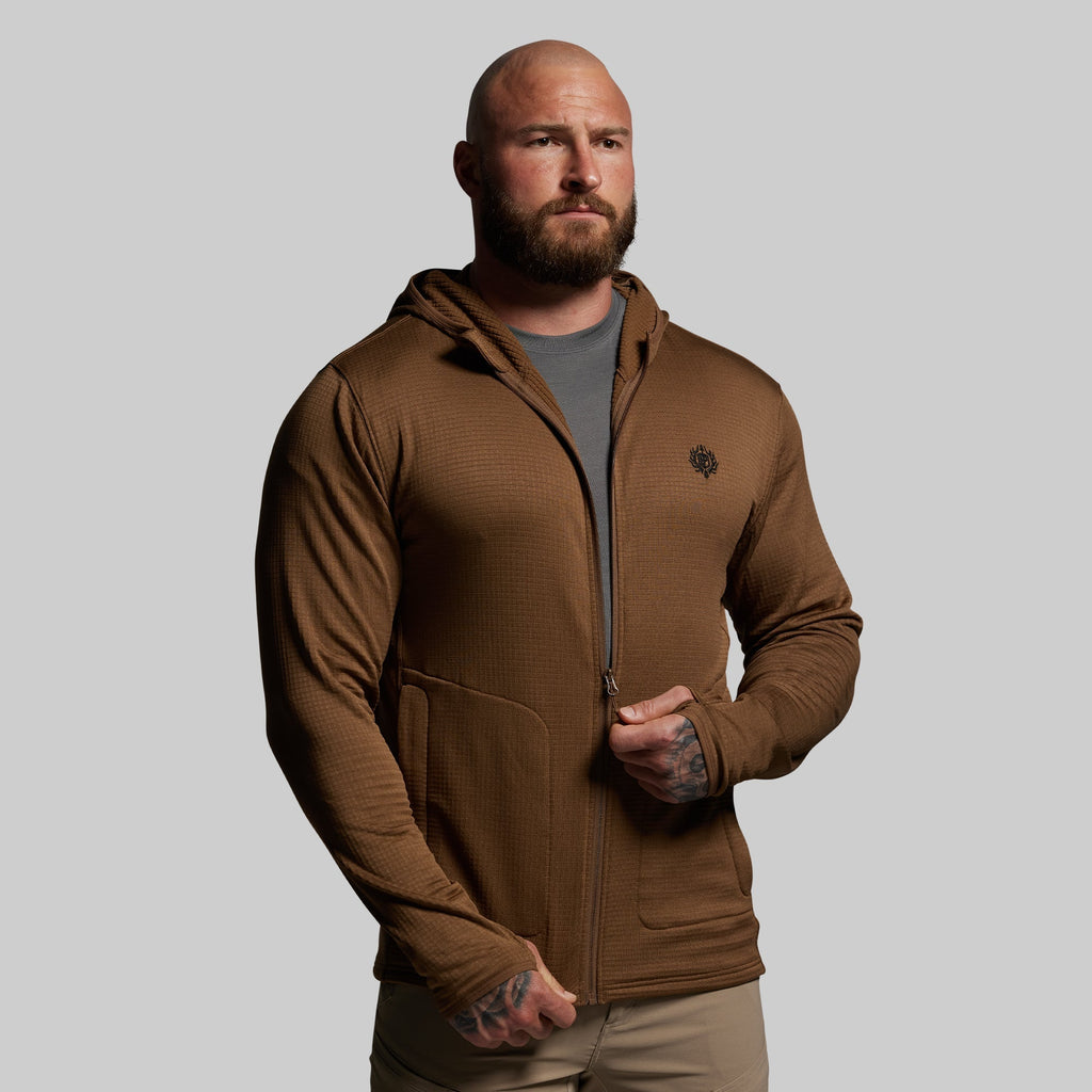 Quiver Full Zip Hoodie 2.0 (Coyote Brown)