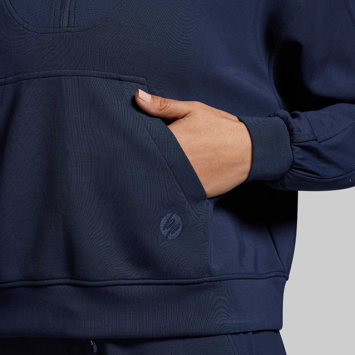 Lounge Lux Quarter Zip Pullover (BP Navy)