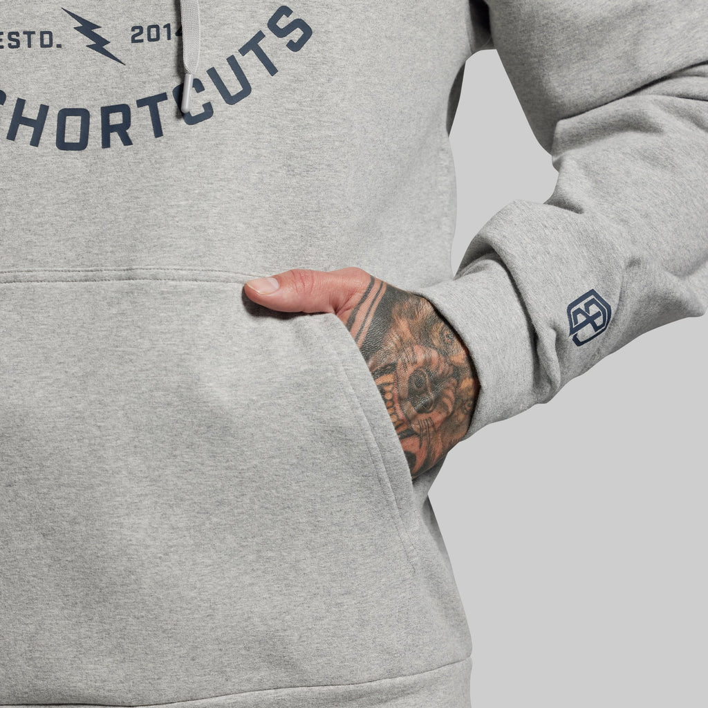No Excuses Men's Unmatched Hoodie (Heather Grey)