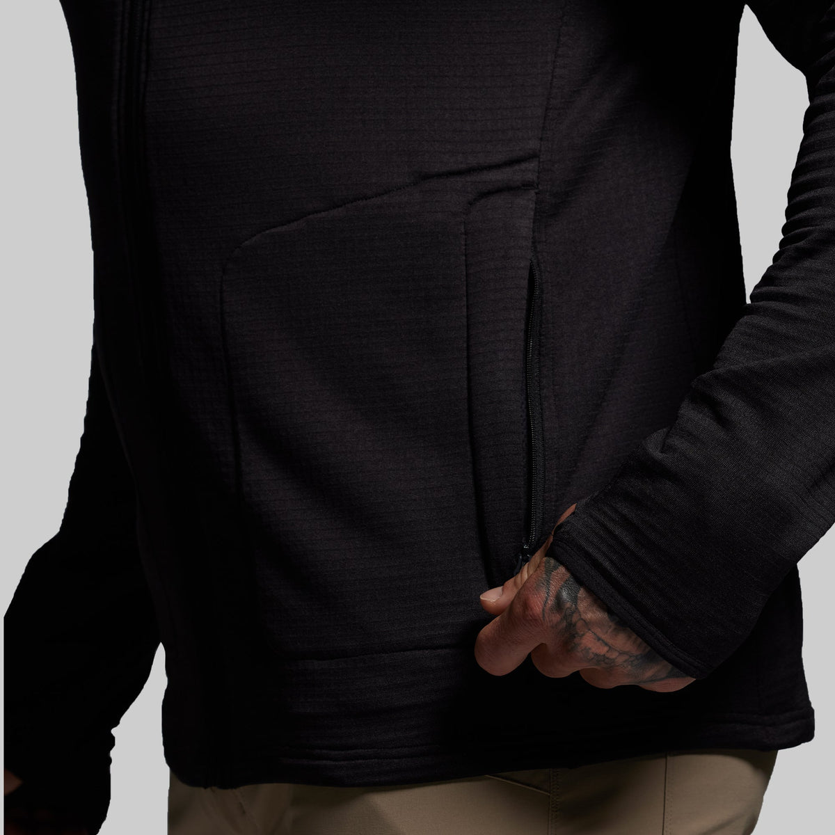 Quiver Full Zip Hoodie 2.0 (Black)