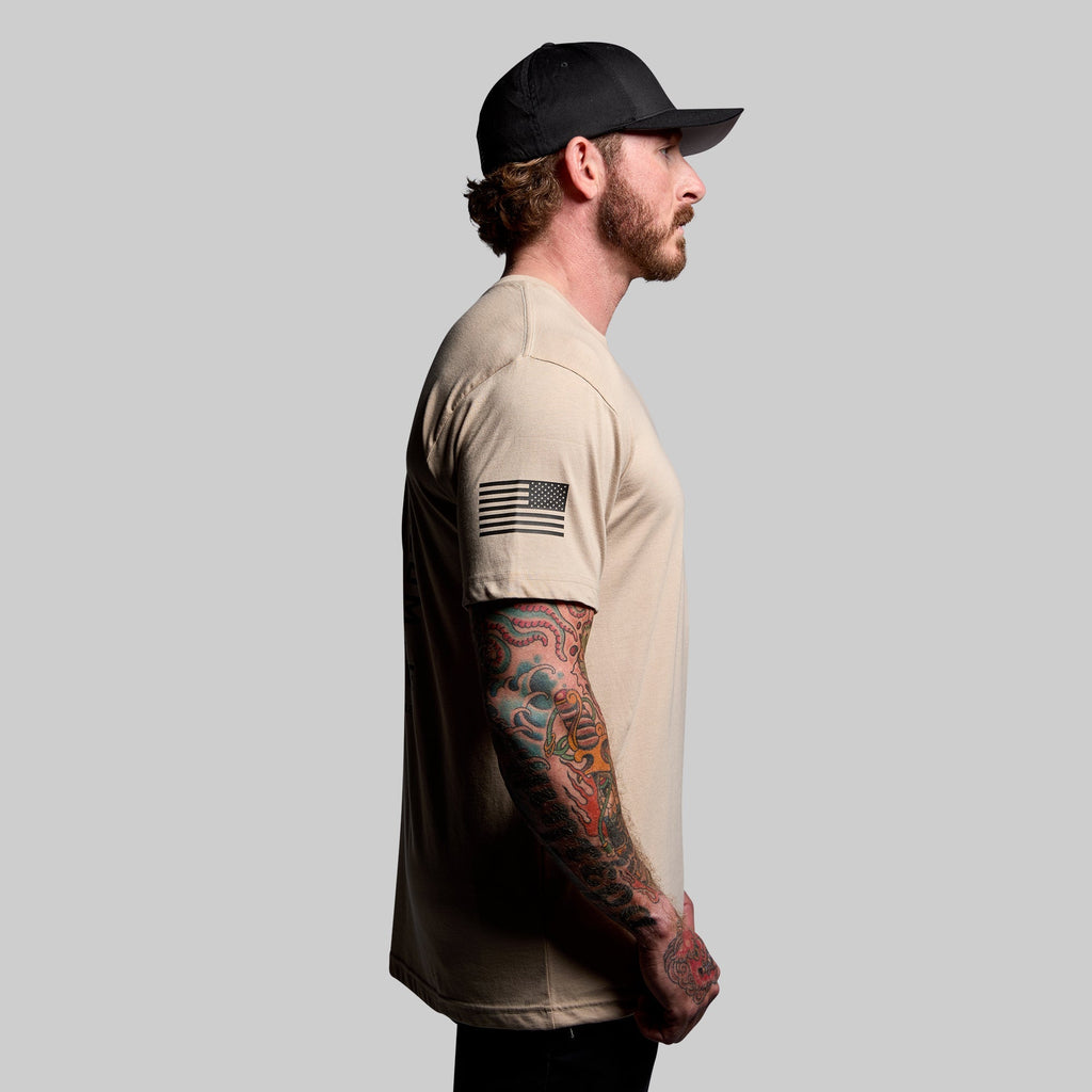 Tactical Skull Tee (Tan)