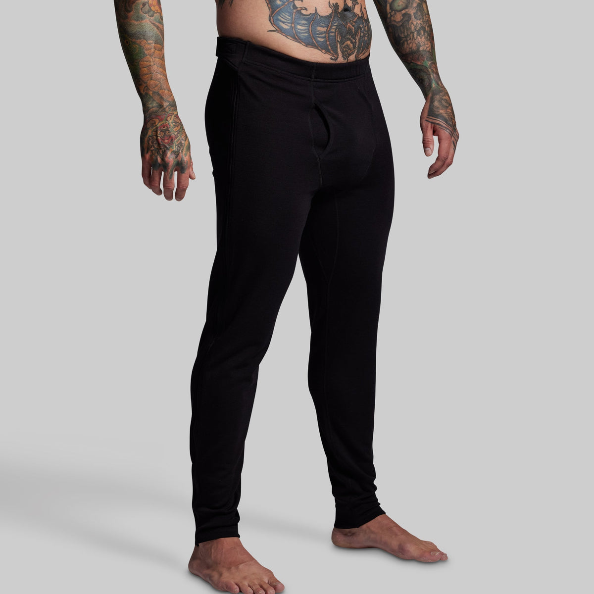 Ridgeline Merino Full Zip Bottom 240 (Black)