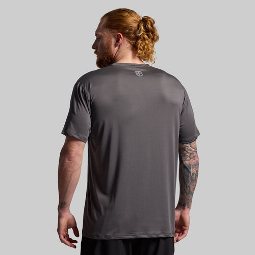 Athleisure Tee (Gunmetal)
