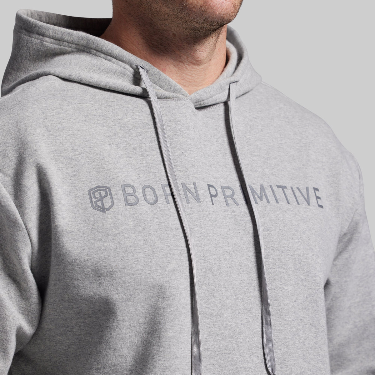 BP Classic Men's Unmatched Hoodie (Heather Grey)