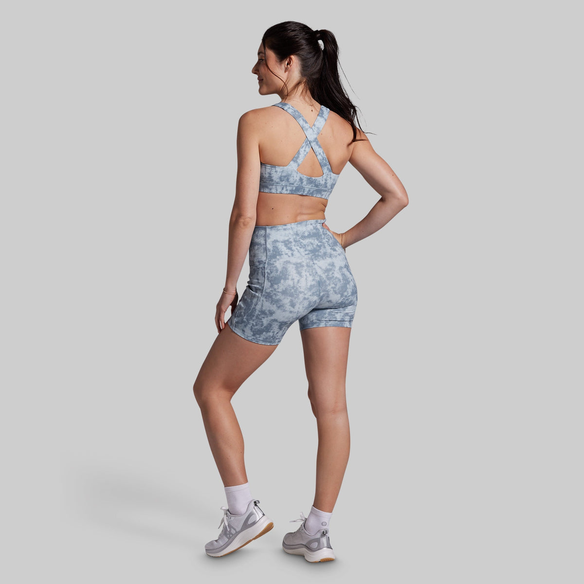 Your Essential Sports Bra (Marbled Granite)