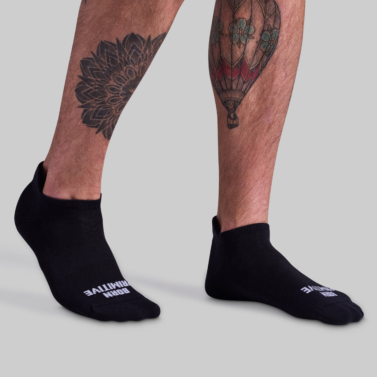 Performance Ankle Sock 2-Pack (Black/White)