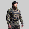 Long Sleeve Op Top (Jungle Tiger)