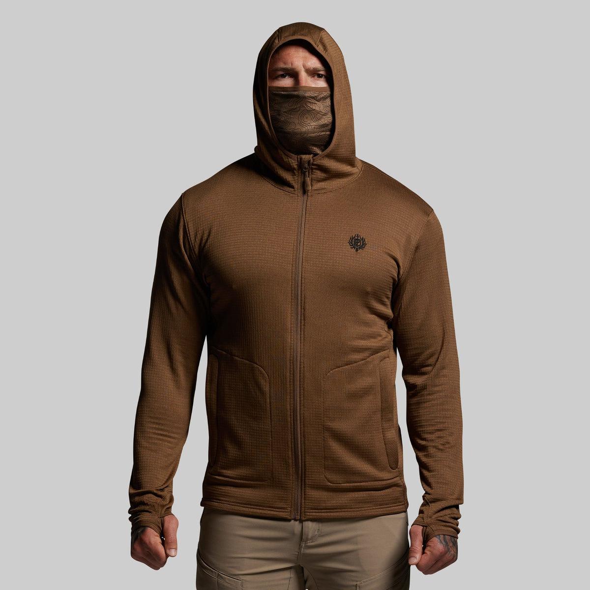 Quiver Full Zip Hoodie 2.0 (Coyote Brown)