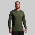 Athleisure Long Sleeve Crew (Tactical Green)