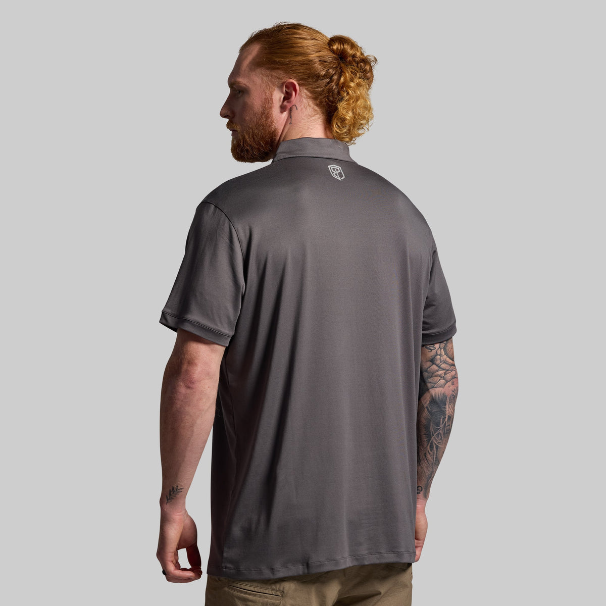 Athleisure Polo (Gunmetal)