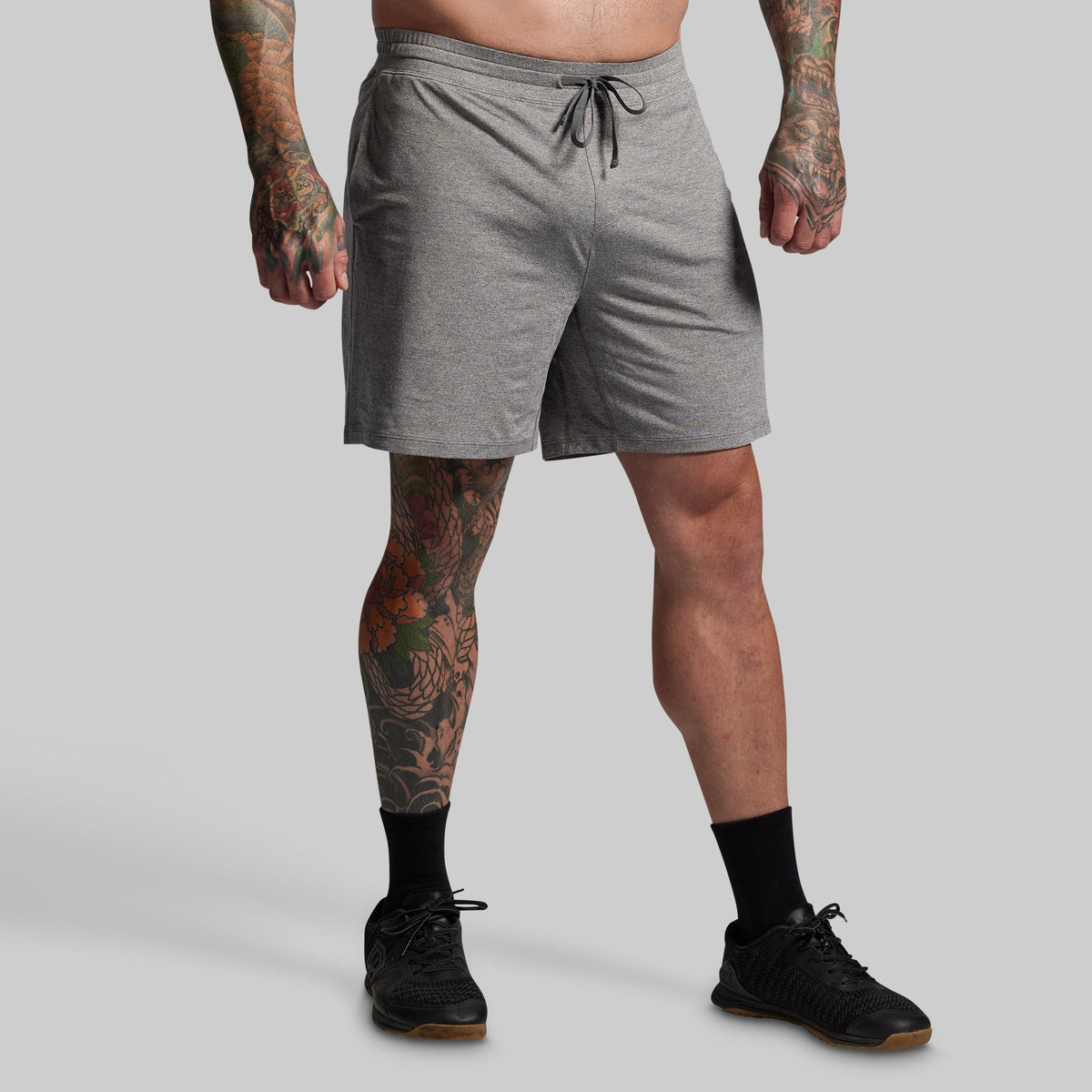 BP Premium Basic All-In-One Short (Heather Grey)