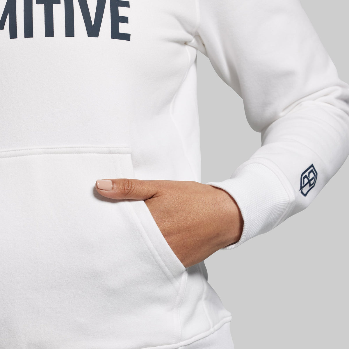 BP Flag Women's Unmatched Hoodie (White)