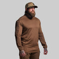 Long Sleeve Op Top (Coyote Brown)
