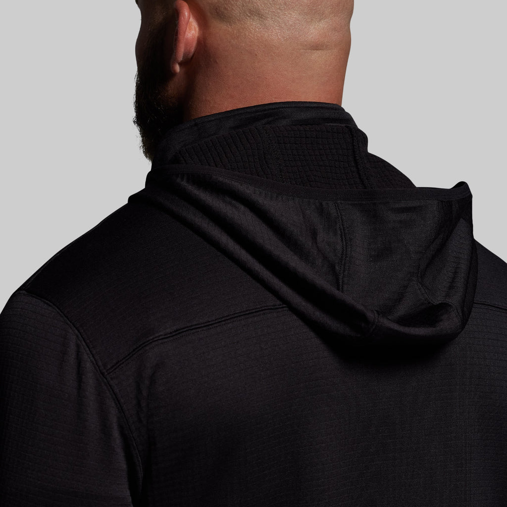 Quiver Half Zip Hoodie 2.0 (Black)