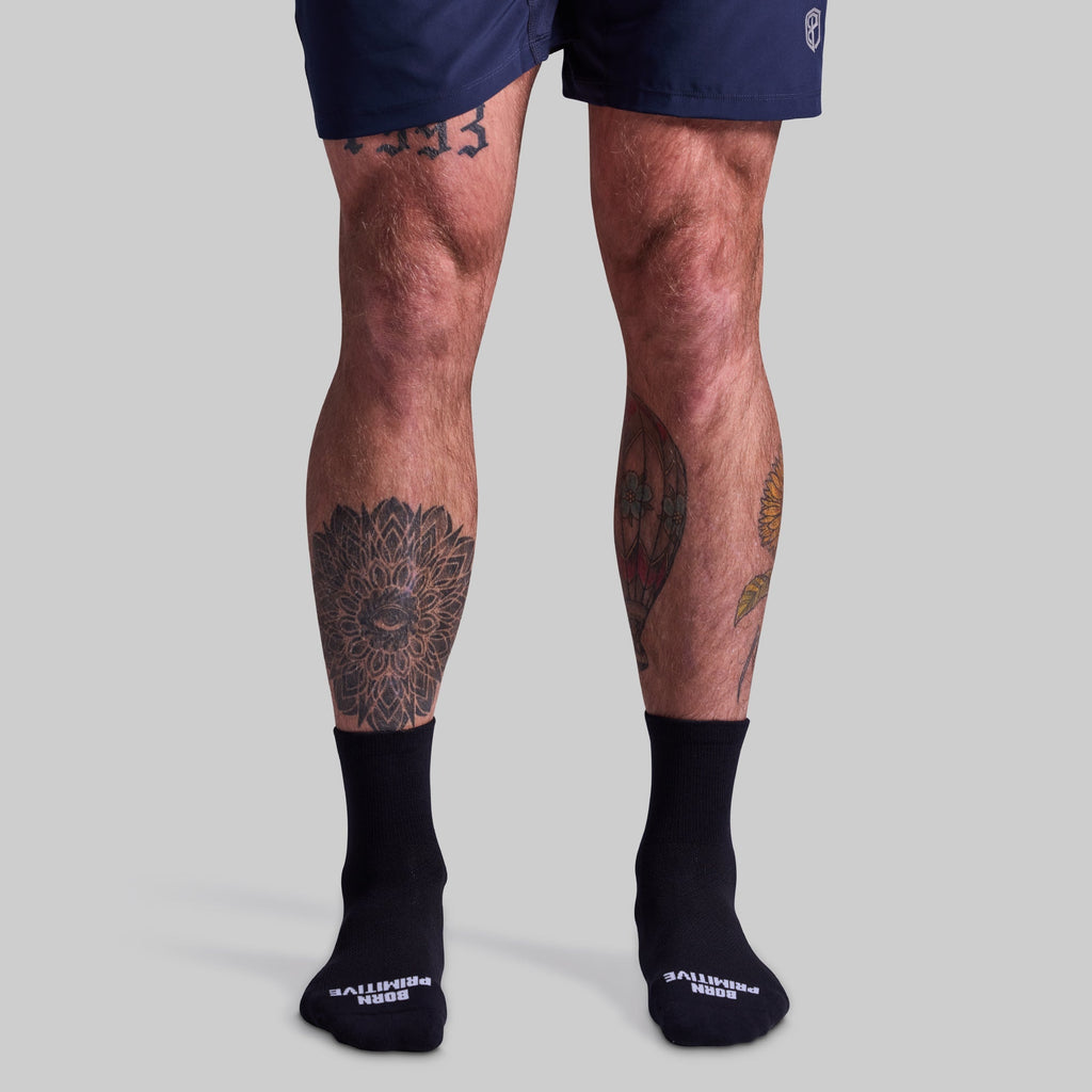 Performance Half Crew Sock (Black)
