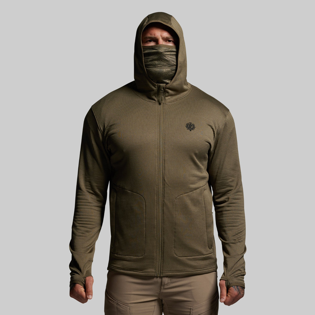 Quiver Full Zip Hoodie 2.0 (OD Green)