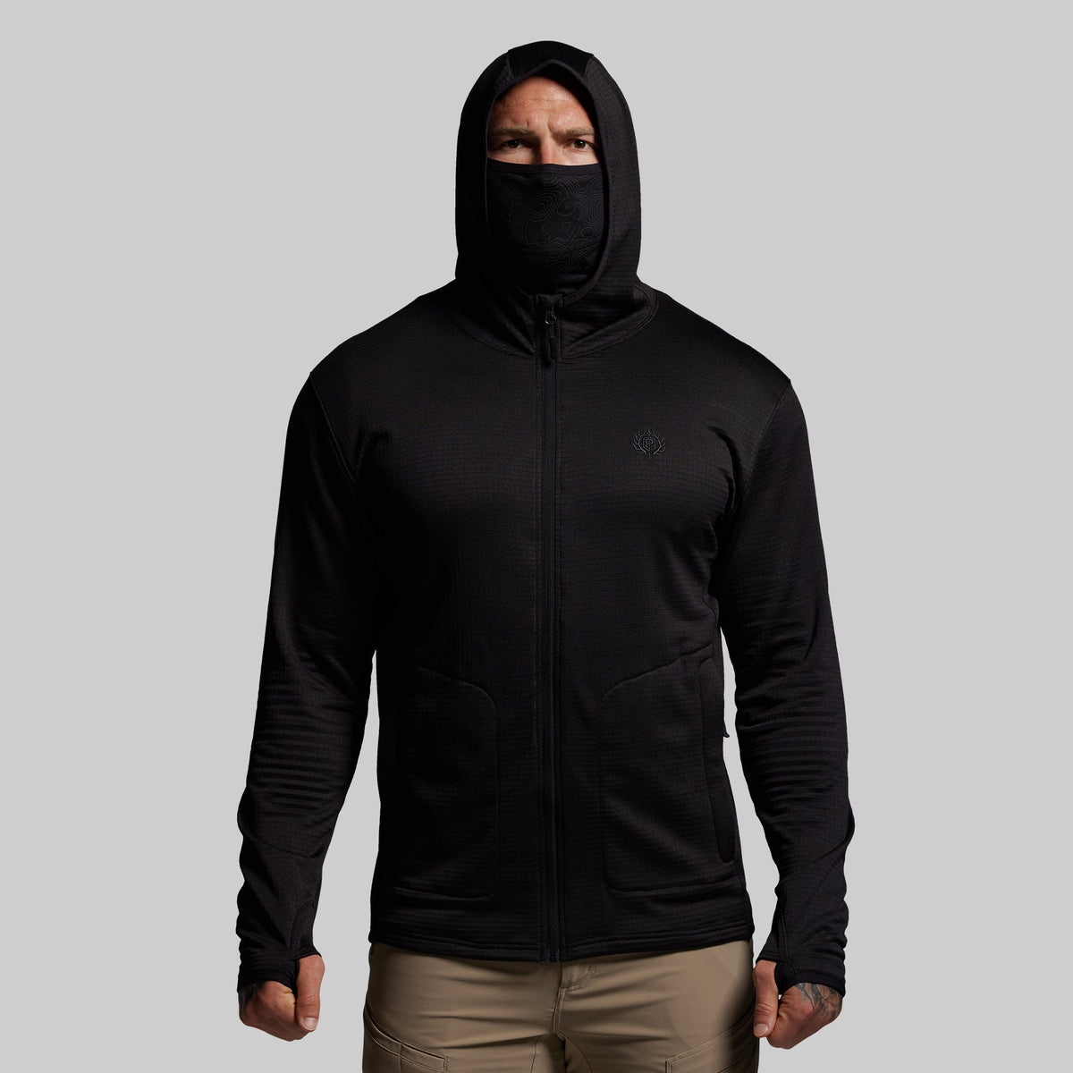 Quiver Full Zip Hoodie 2.0 (Black)