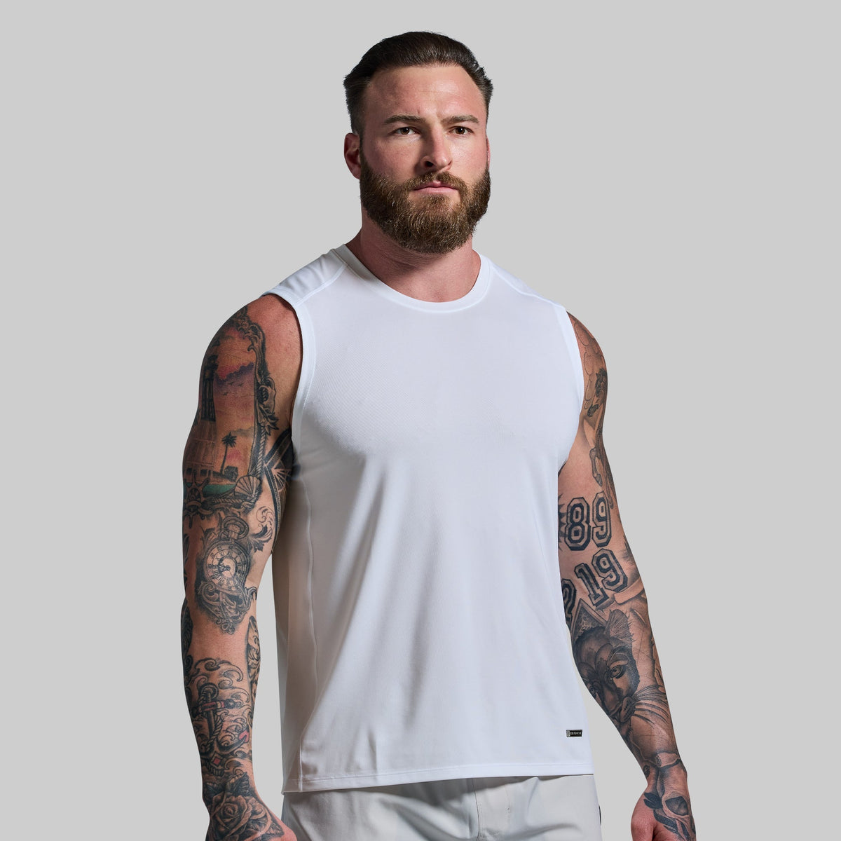 Training Muscle Tank (White)