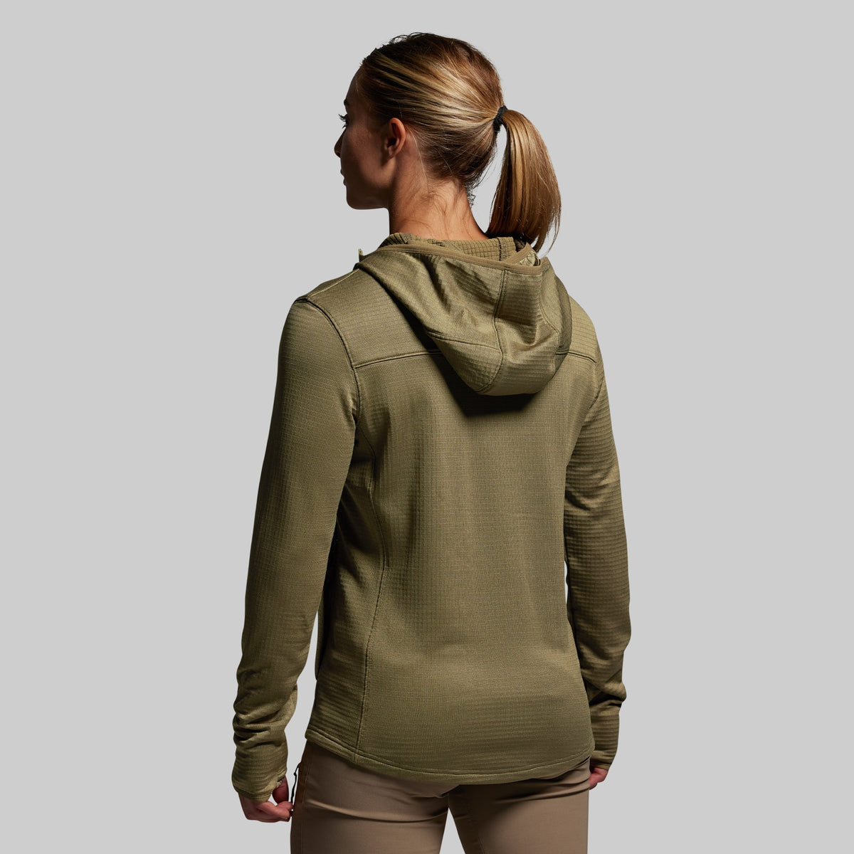 Women's Quiver Full Zip Hoodie 2.0 (OD Green)