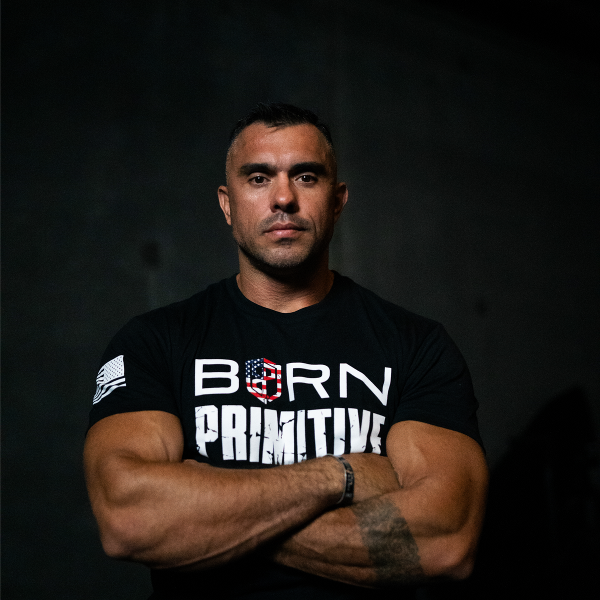 Brand Tee (Black USA)