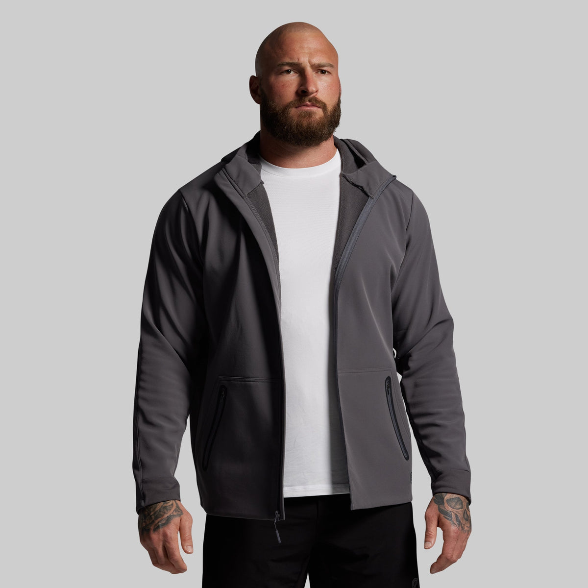 Training Full Zip Hoodie (Gunmetal)