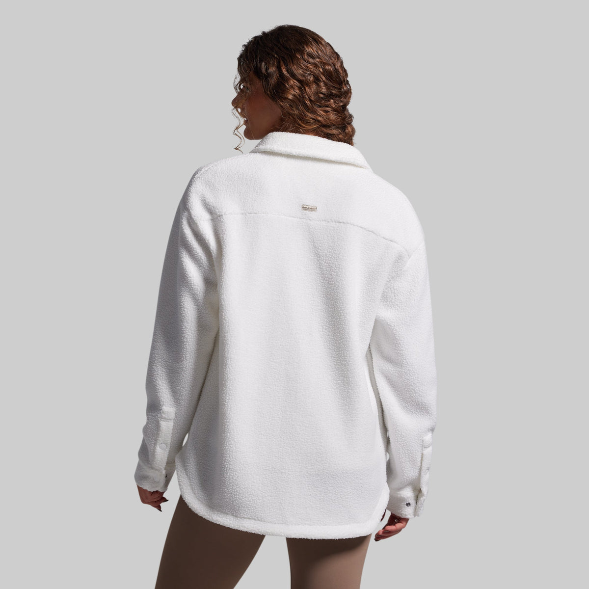 Between the Lines Fleece Jacket (Blanc)