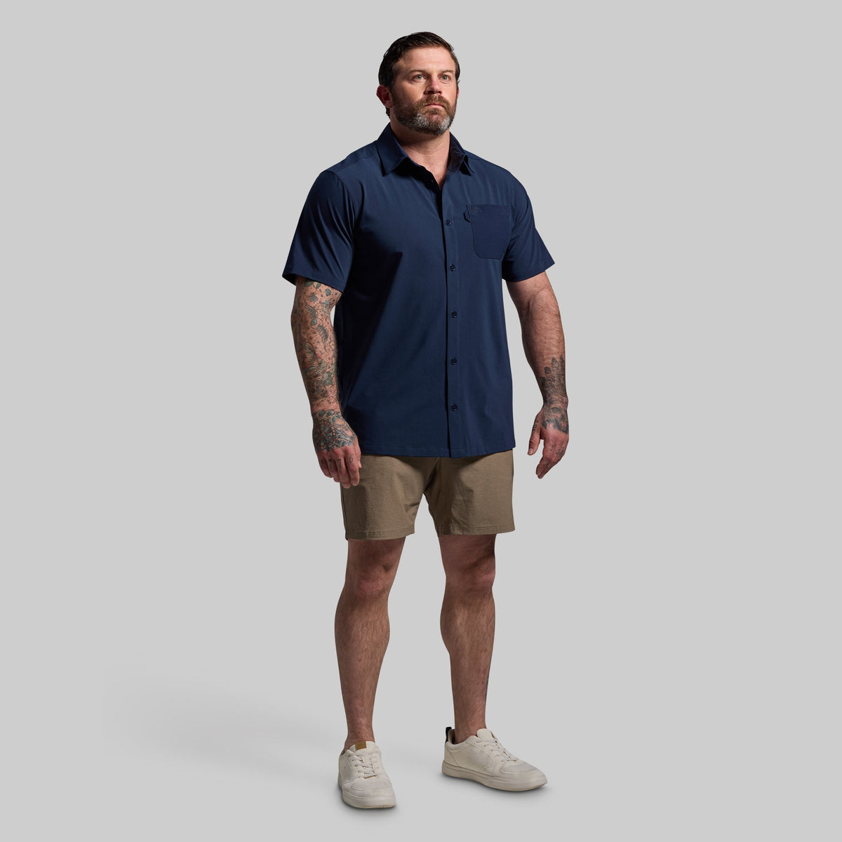 Voyager Button Up 2.0 (BP Navy)