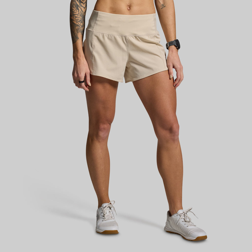 Women's Endurance Short (Oatmeal)