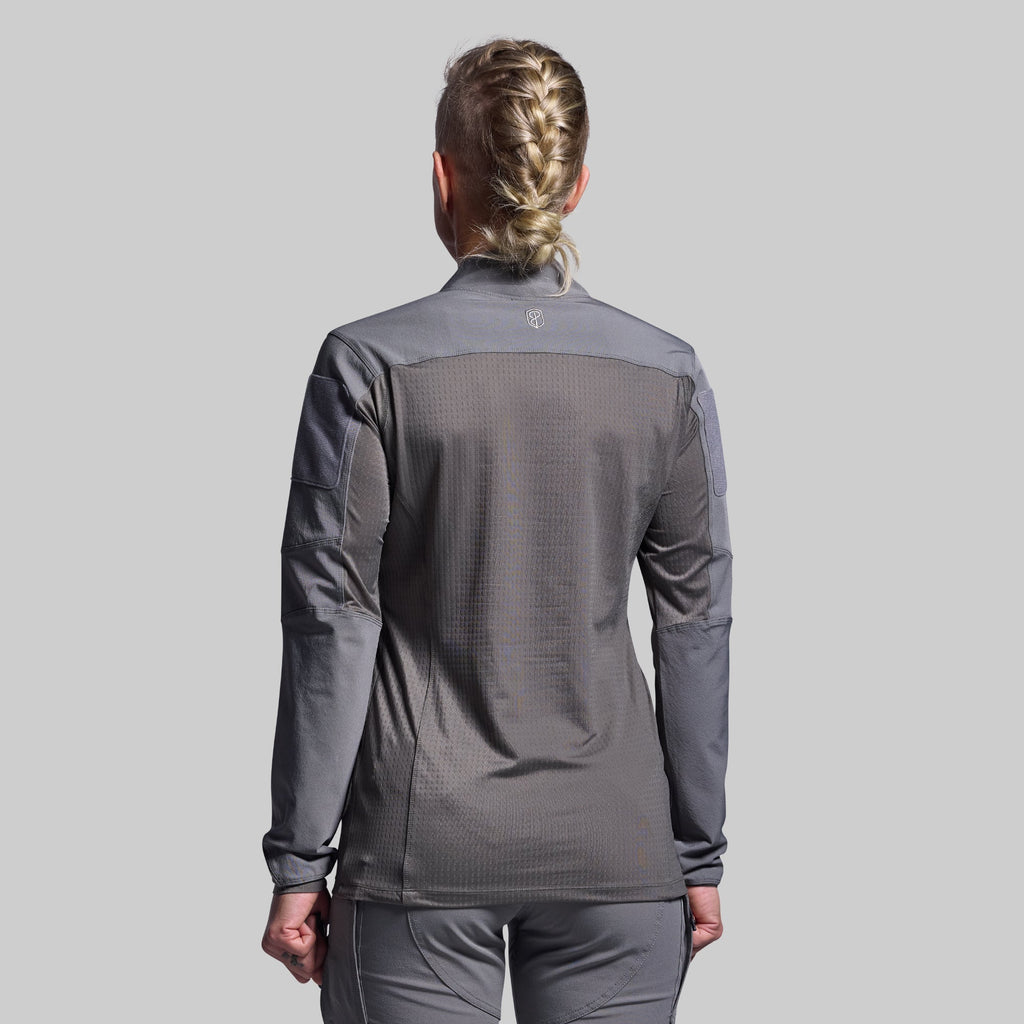 Women's Long Sleeve Op Top Pro (Wolf Grey)