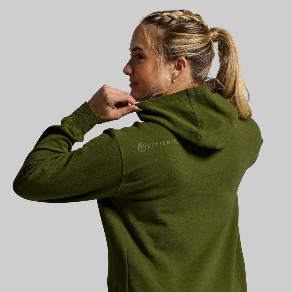 Women's Unmatched Hoodie (Military Green)