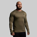 Quiver Grid Fleece Thermal Top (OD Green)