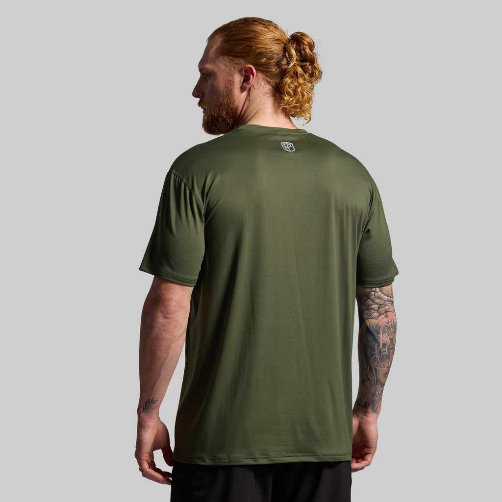 Athleisure Tee (Tactical Green)